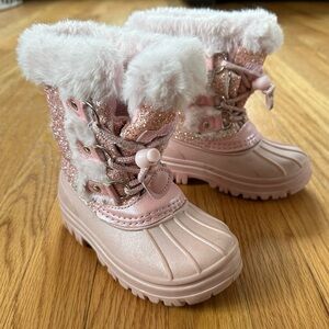 London Fog Collection Pink Winter Boots Sz 9